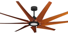 Liberator 72 in. WiFi Enabled Indoor/Outdoor Oil Rubbed Bronze Ceiling Fan With Natural Cherry Blades and 18W LED Array Light