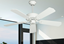 42" Bermuda Breeze Ceiling Fan in Pure White