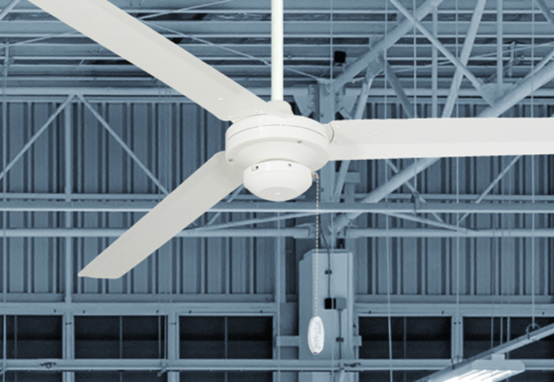 Pure White Industrial Ceiling Fan, Industrial Ceiling Fans