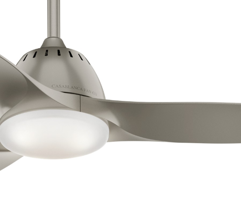 Picture of Casablanca  44" Wisp Pewter Ceiling Fan with LED Light and Handheld Remote, Model 59150