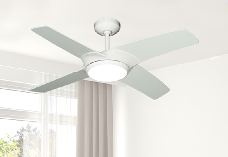 Pure White Ceiling Fan With Led Light, Windward Iii Ceiling Fan Parts