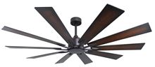 Fusion WiFi Oil Rubbed Bronze Ceiling Fan with 66" Blades and Remote