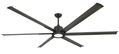 Titan II Oil Rubbed Bronze with 84" Aluminum Oil Rubbed Bronze Blades with 18W LED Array Light and Remote