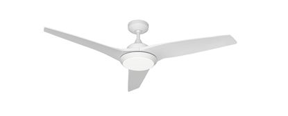 Evolution 52 in. Integrated LED Indoor Pure White Ceiling Fan with Remote Control