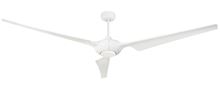 Ion 76 in. Indoor/Outdoor Pure White WIFI Ceiling Fan with 18W LED Light and Remote Control