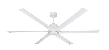 Titan II WiFi Pure White with 72" Aluminum Pure White Blades with 22W CCT LED Array Light and Remote