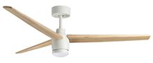 Old Towne 52" WIFI Indoor Matte Pure White Ceiling Fan with remote and light