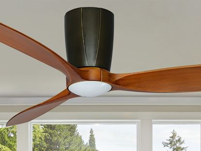 Flagler 52 in. WiFi Integrated LED Indoor/Outdoor Oil Rubbed Bronze Ceiling Fan with Light and Remote Control	